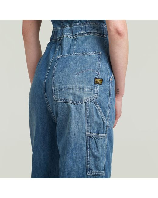 G-Star Blue Relaxed Jumpsuit