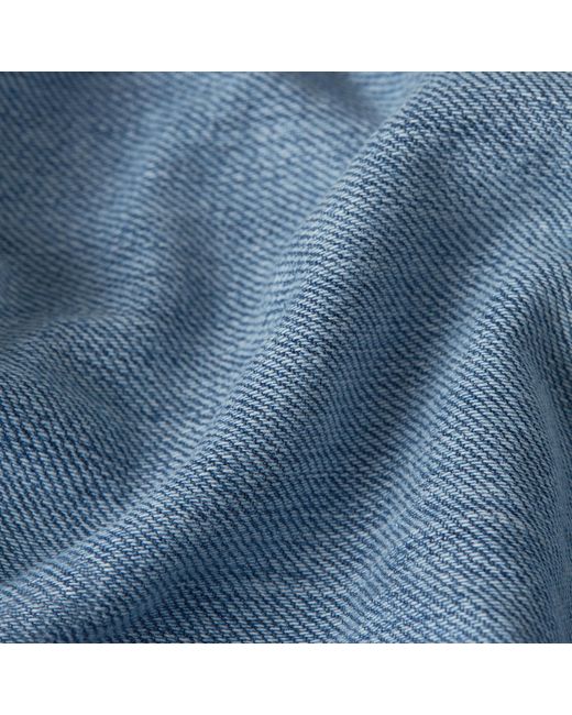G-Star Blue Denim Dungaree 3D Loose for men