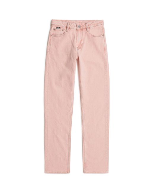 G-Star Pink Iggie Straight Jeans