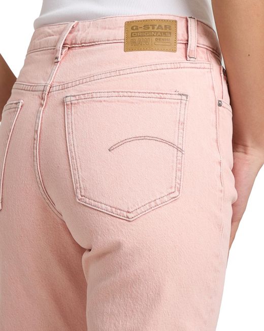 G-Star Pink Iggie Straight Jeans