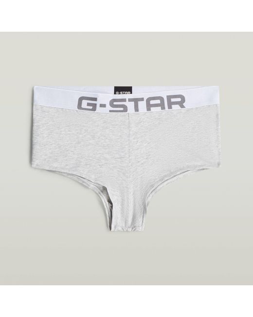 Lot De 2 Shorts Boyfriend G-Star en coloris White