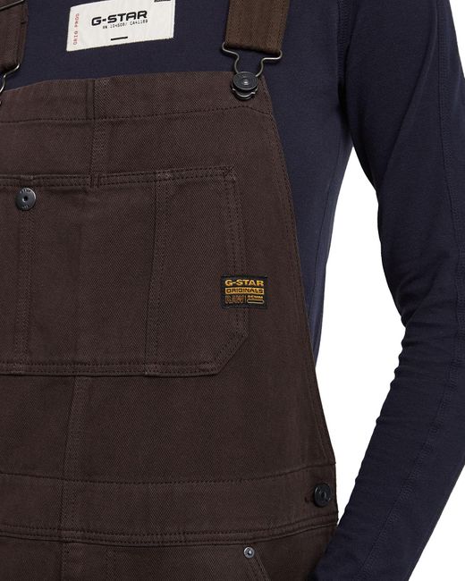 G-Star Blue Straight Dungaree