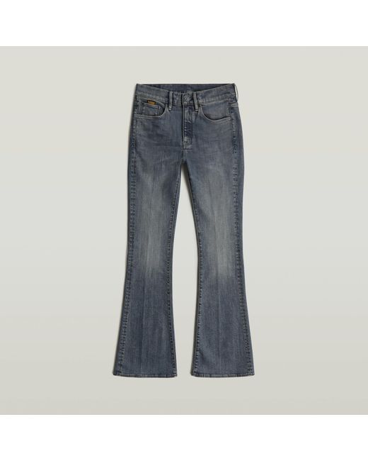 G-Star 3301 Flare Jeans in het Blue