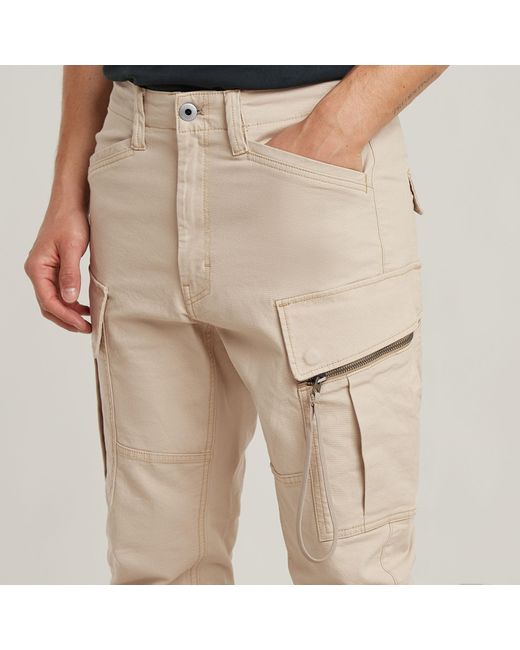 G-Star Natural Zip Pocket 3D Skinny Cargo Pants 2.0 for men
