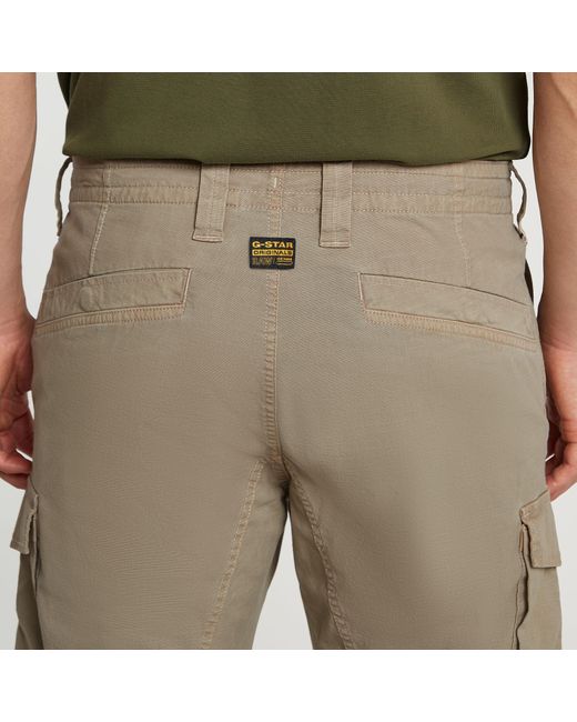 G-Star Core Regular Cargo Broek in het Natural voor heren