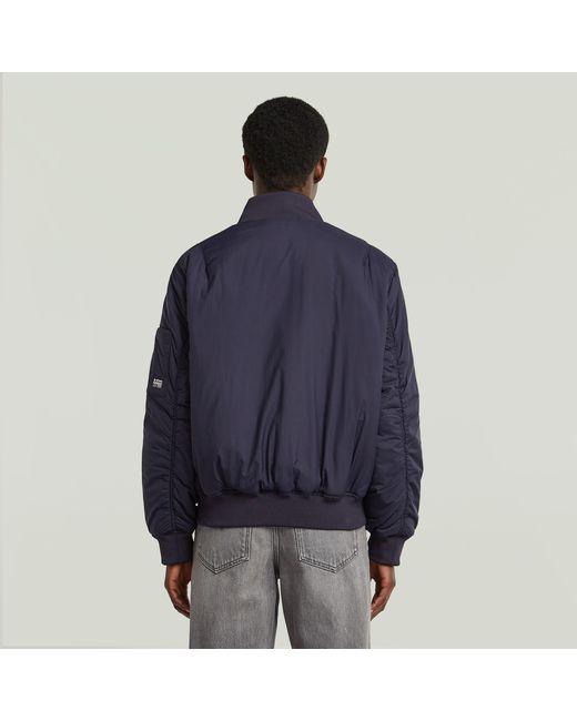 G-Star Blue Bomber Padded Jacket