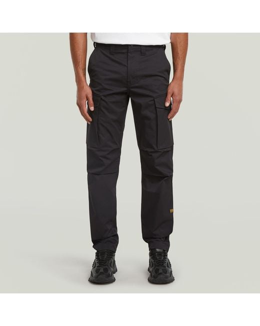 G-Star Black Core Regular Cargo Pants for men