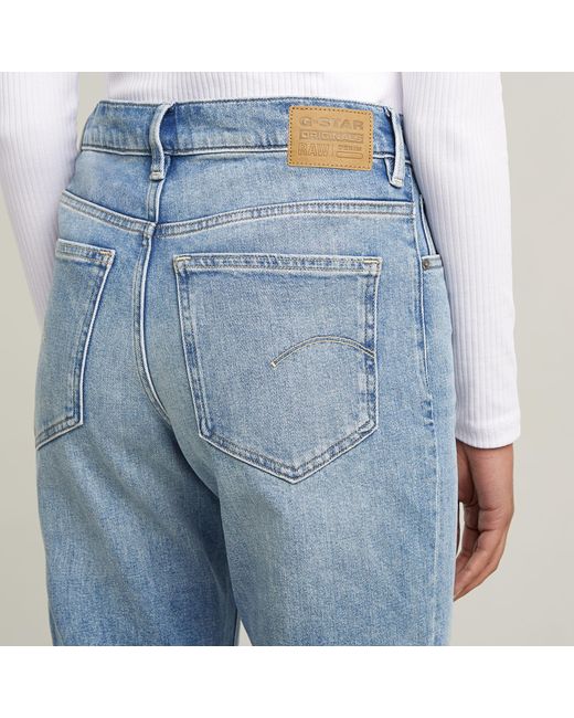G-Star Blue Viktoria High Straight Jeans