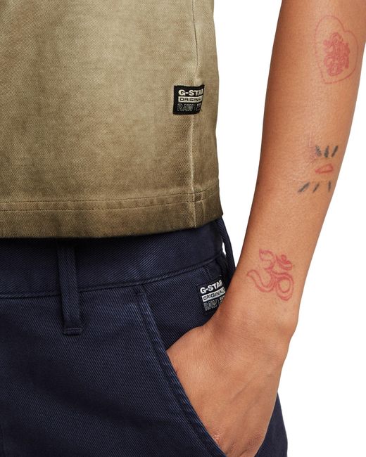 G-Star Blue Deck 2.0 High Loose Chino
