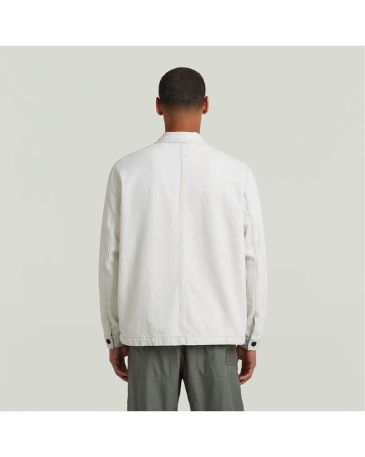 G-Star Mosa Overshirt in Gray für Herren
