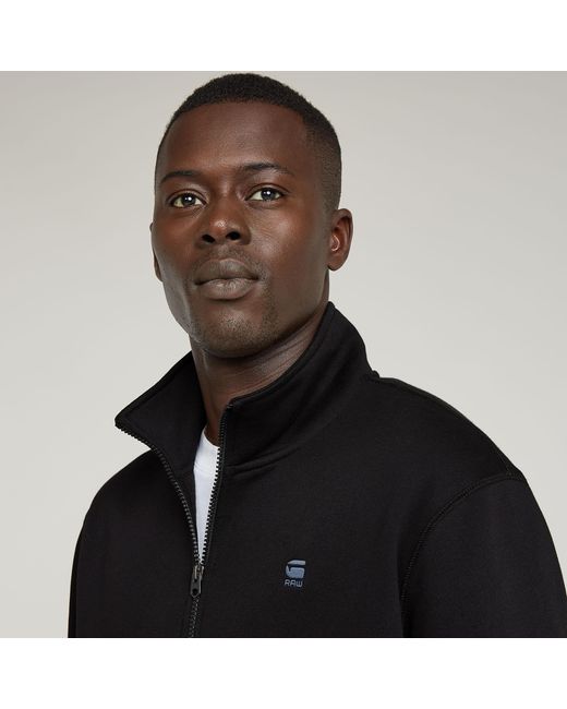 G-Star Premium Core Half Zip Sweater in het Black voor heren