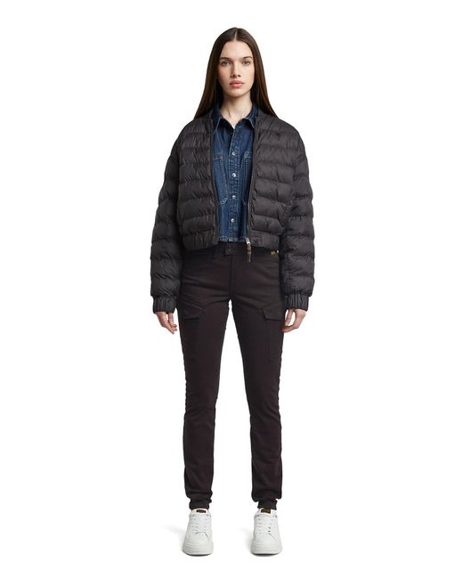 G-Star Black Lightweight Quilted Jacket