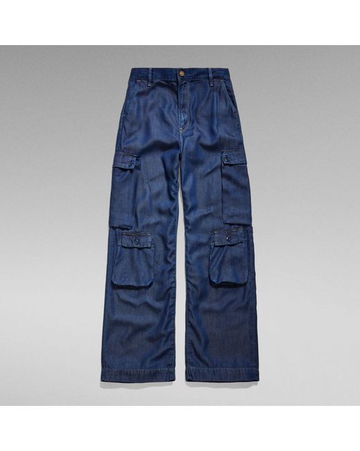 G-Star RAW Deck 2.0 Chino Cargo Jeans in het Blue voor heren