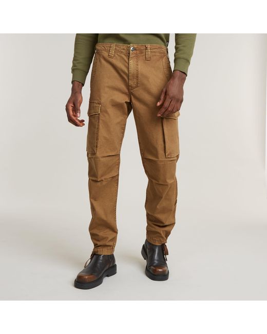 G-Star Brown Core Regular Cargo Pants for men