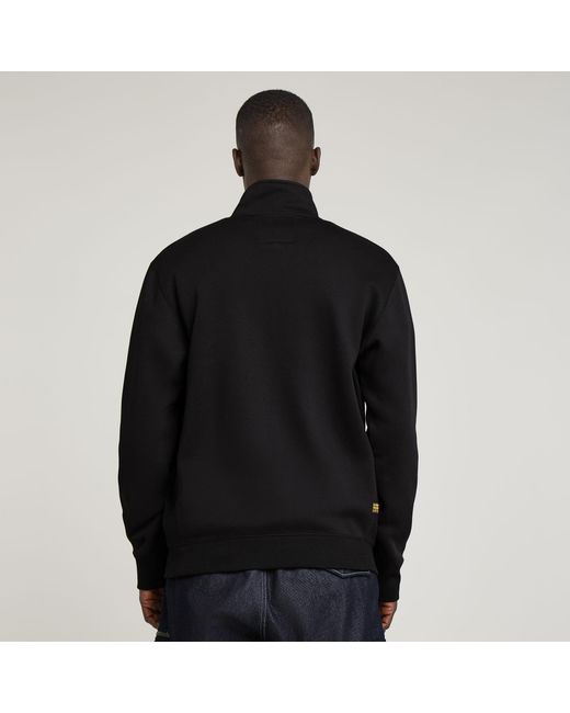 G-Star Premium Core Half Zip Sweater in het Black voor heren