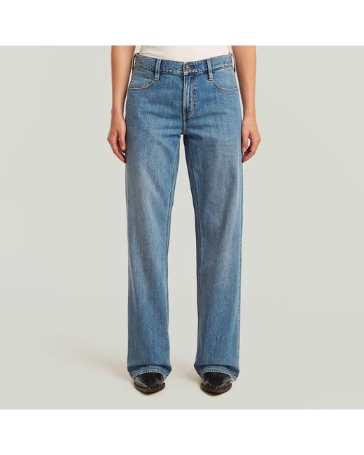 G-Star Blue Judee Low Waist Loose Jeans