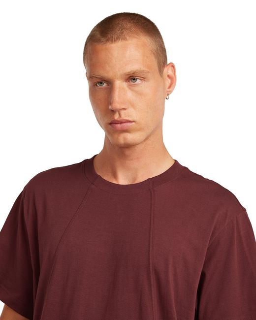 G-Star Red A Line Loose T-Shirt for men