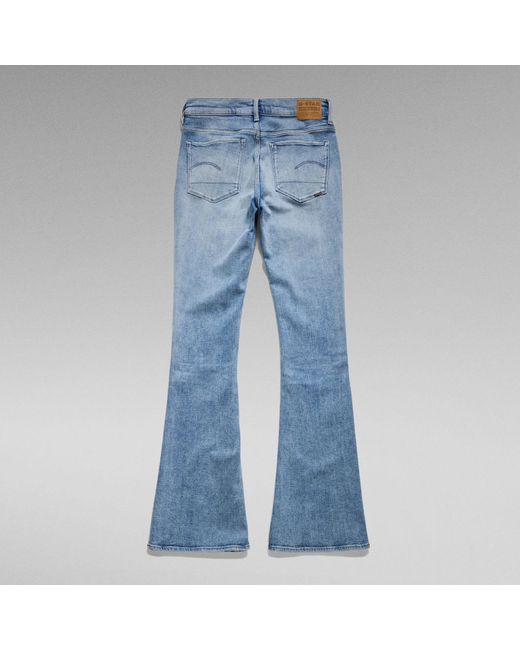 G-Star RAW Blue 3301 Flare Jeans