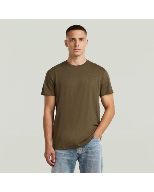 G-Star Base T-Shirt in het Green voor heren