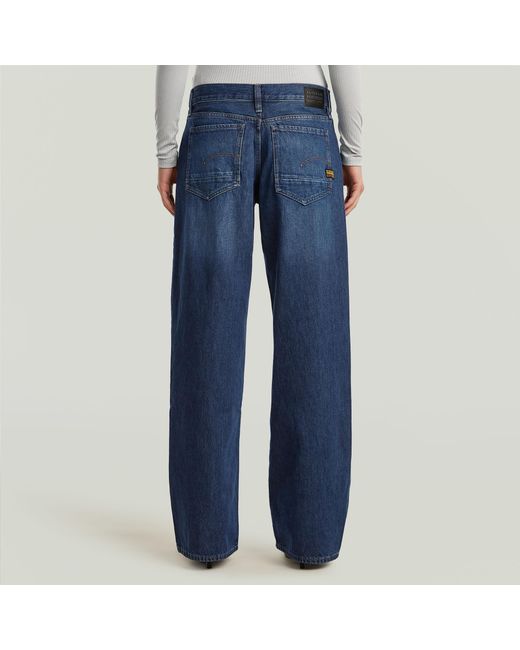 G-Star Blue Judee Low Waist Loose Jeans Worn