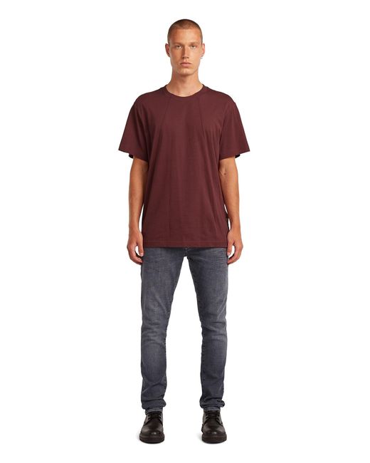 G-Star Red A Line Loose T-Shirt for men