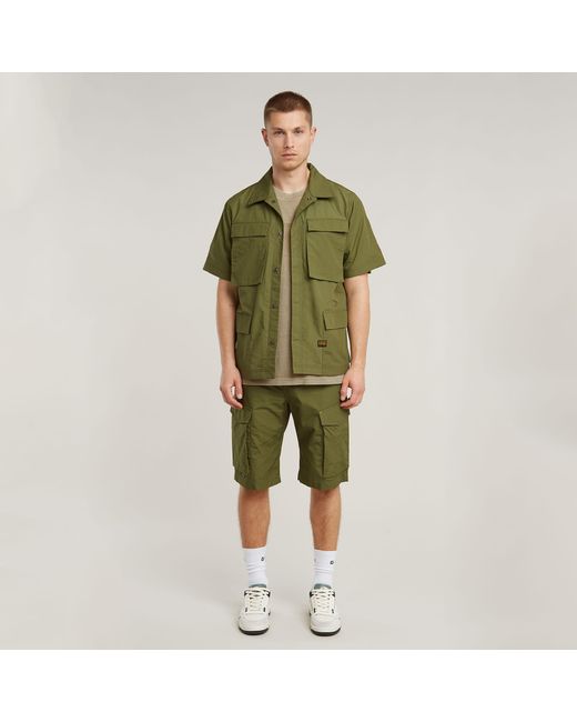 G-Star Green Core Regular Cargo Short for men