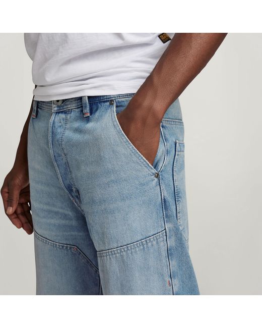 G-Star Carpenter 3D Loose Jeans in het Blue voor heren