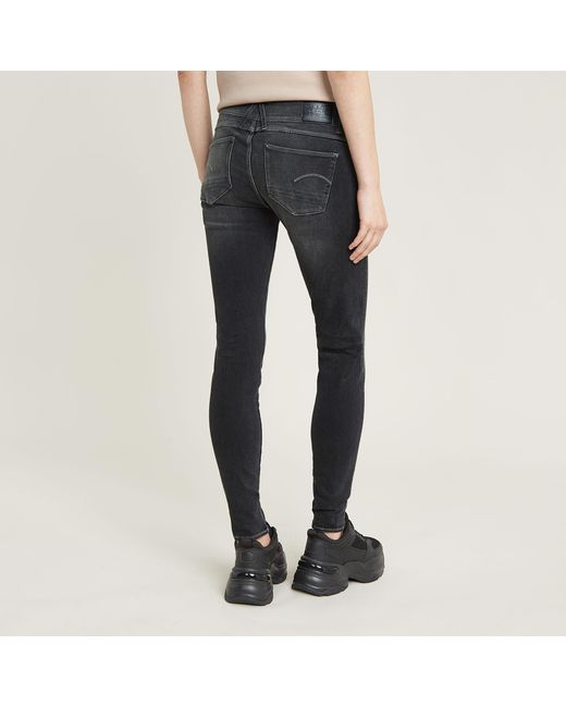 G-Star Blue Lynn Mid Skinny Jeans