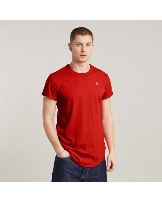 G-Star RAW Ductsoon Relaxed T-shirt in het Red voor heren