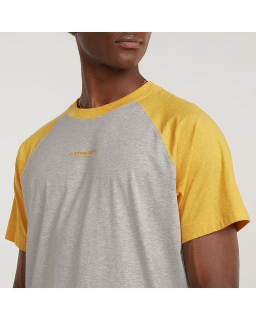 G-Star RAW Baseball Loose T-Shirt in Gray für Herren