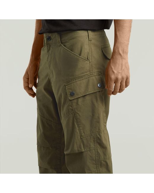 G-Star Green Roxic Loose Cargo Pants for men