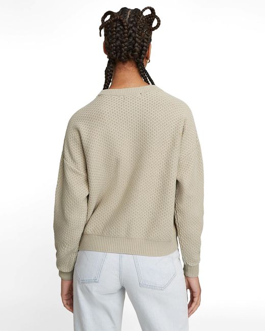 G-Star Natural Overdyed Structure Knitted Sweater