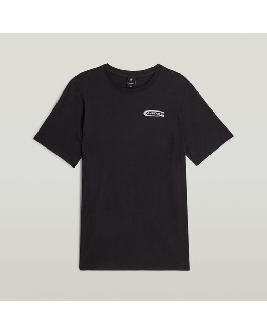 G-Star Black Old Skool Slim Tee for men