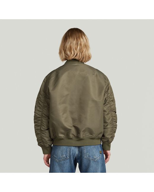 G-Star Padded Bomberjack in het Green