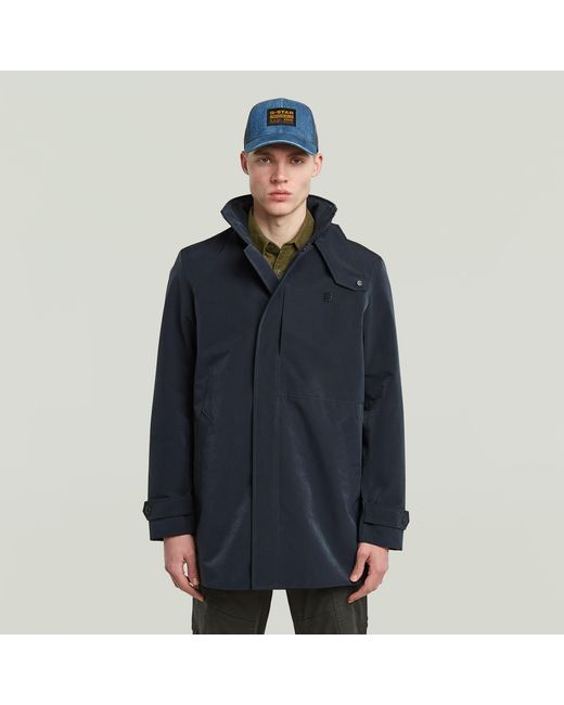 G-Star Garber Trenchcoat, Nicht Wattiert in Blue für Herren