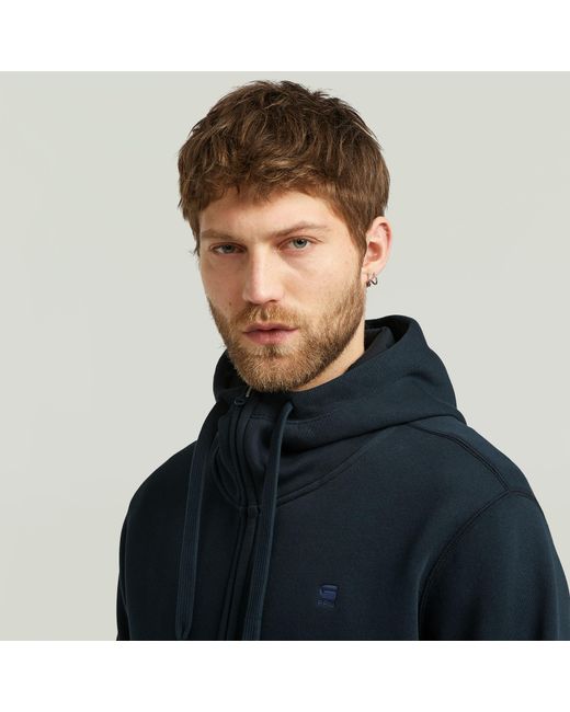 G-Star Premium Core Zip Hoodie in het Black voor heren
