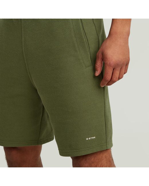 G-Star Structured Jersey Short in het Green voor heren