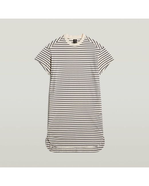 G-Star RAW Striped Loose T-Shirt Kleid in Multicolor für Herren