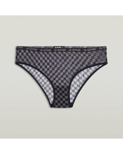 Lot De 2 Slips Mesh Brazilian G-Star en coloris Blue