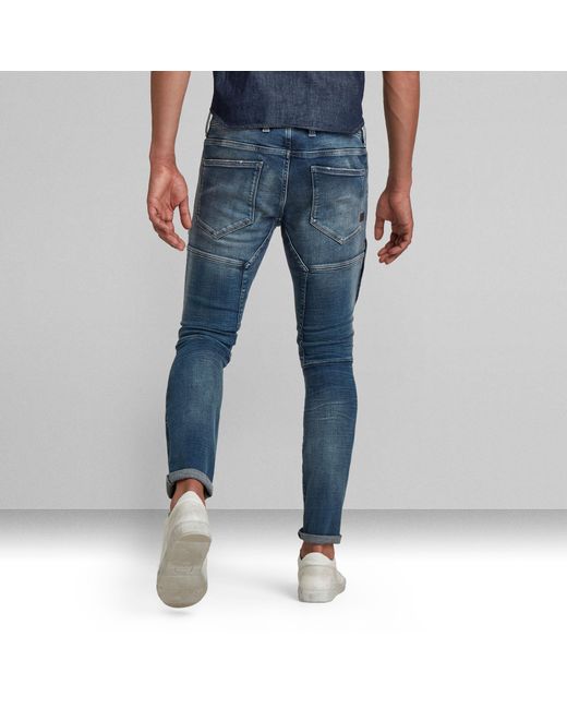 G-Star Men's Blue Rackam 3D Skinny Jeans