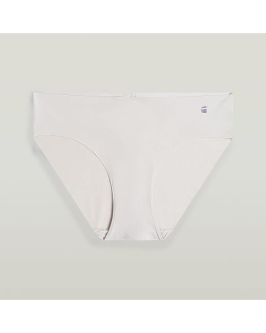 G-Star White Hipster No Vpl Brief 3-Pack