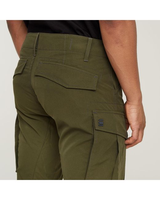G-Star Rovic Zip 3D Regular Tapered Broek in het Green voor heren