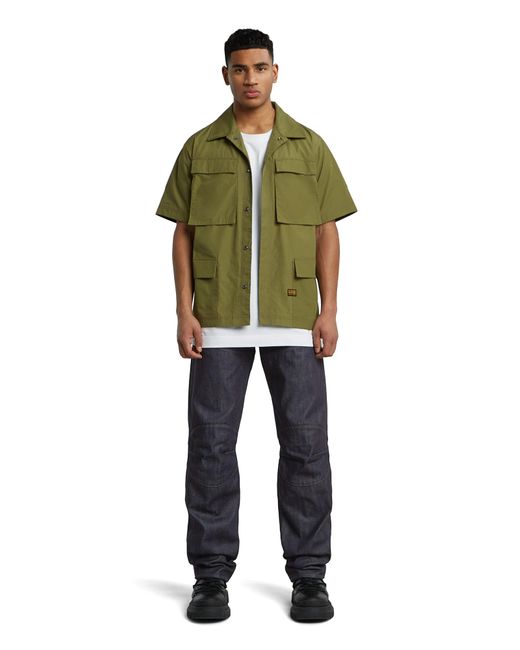 G-Star Green R-3N Slim Overshirt for men