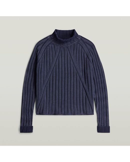 Pull Washed Loose Turtle G-Star en coloris Blue
