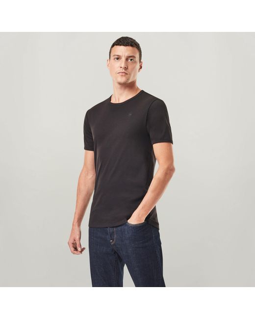 G-Star Base T-Shirt Set Van 2 in het Black voor heren