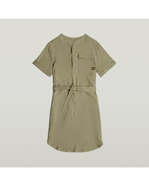 G-Star Green Belted Dress