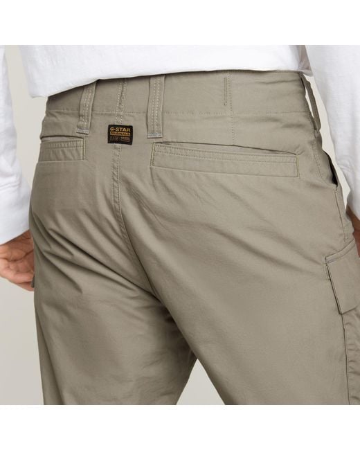 G-Star Gray 3D Regular Tapered Cargo Pants 3.0 for men