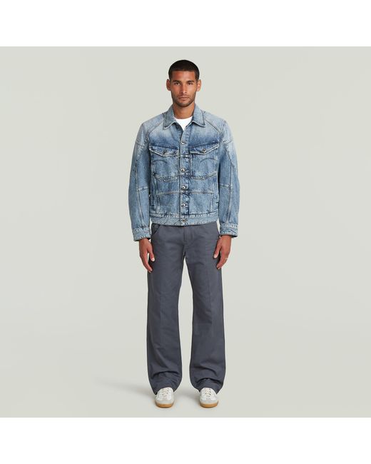 G-Star Blue Relaxed Straight Chino for men