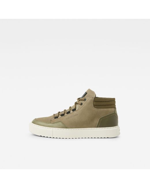 Baskets Resistor Mid Basic G-Star RAW pour homme en coloris Natural