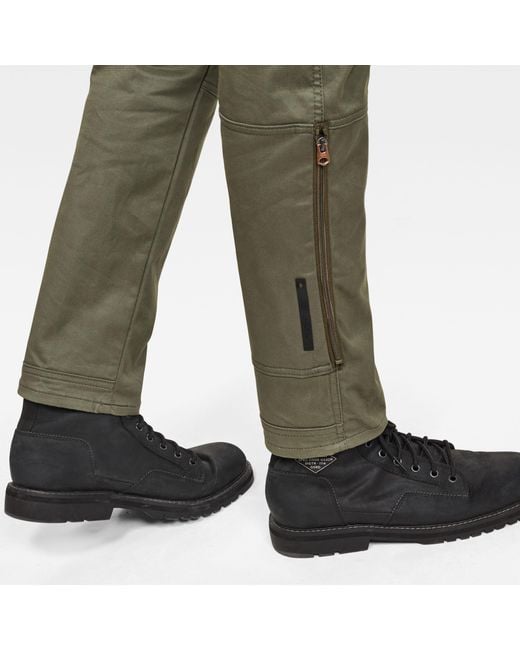 G-Star Green Front Pocket Slim Cargo Pants for men